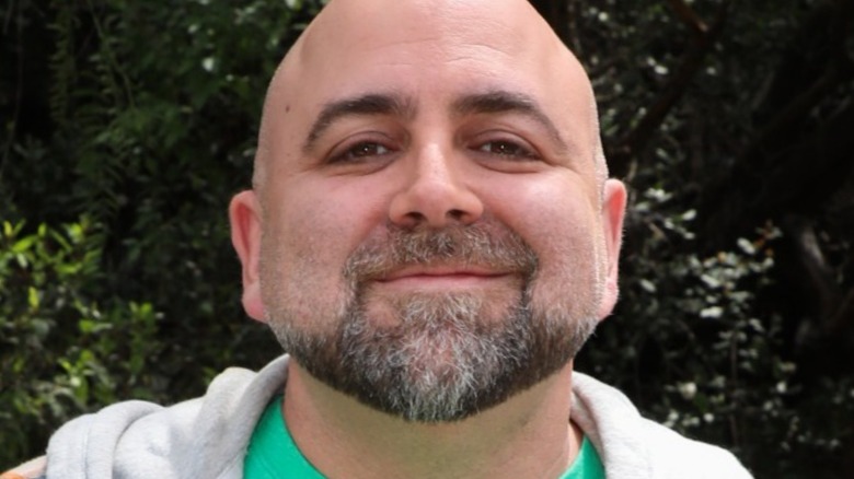 Close up of Duff Goldman