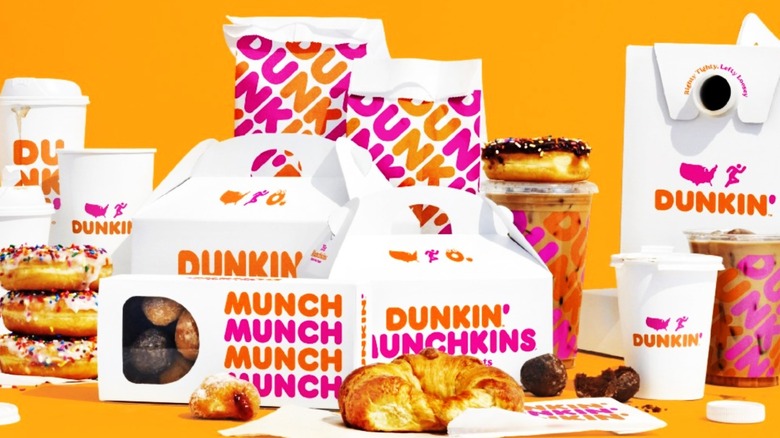 Assorted Dunkin' products