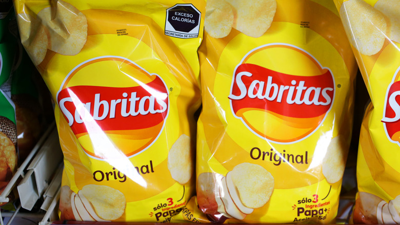 bags of mexican sabritas chips