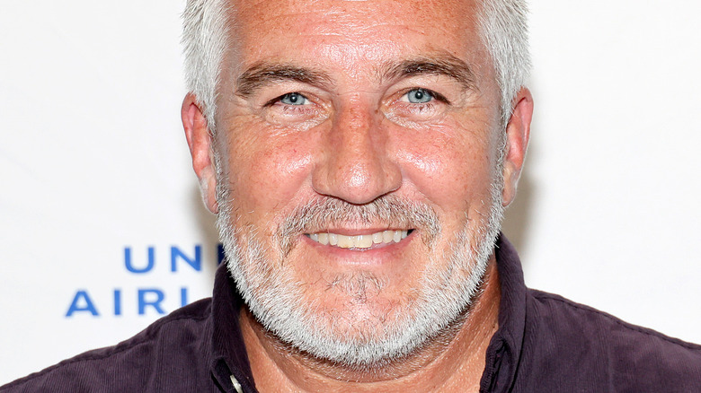 Paul Hollywood smiling on red carpet