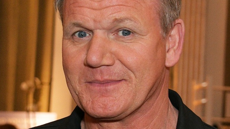 Chef Gordon Ramsay smiling