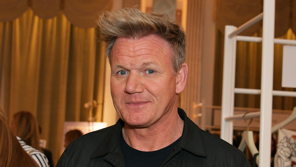 Gordan Ramsay smirking