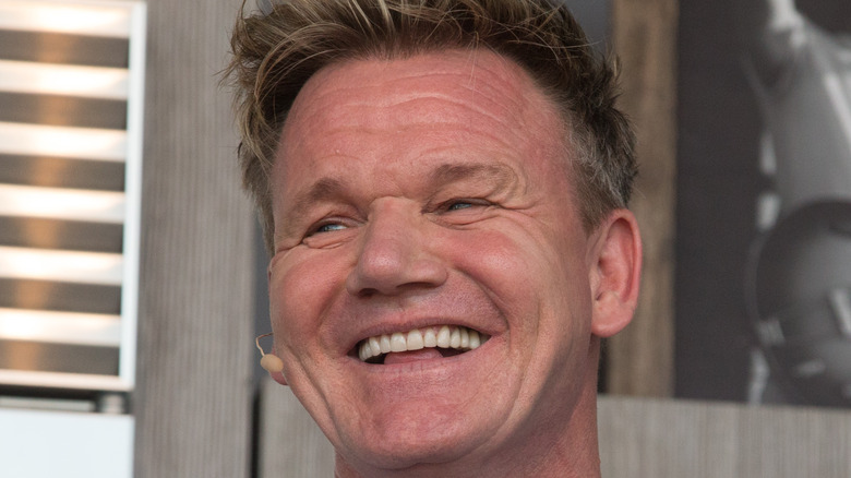 Gordon Ramsay smiling