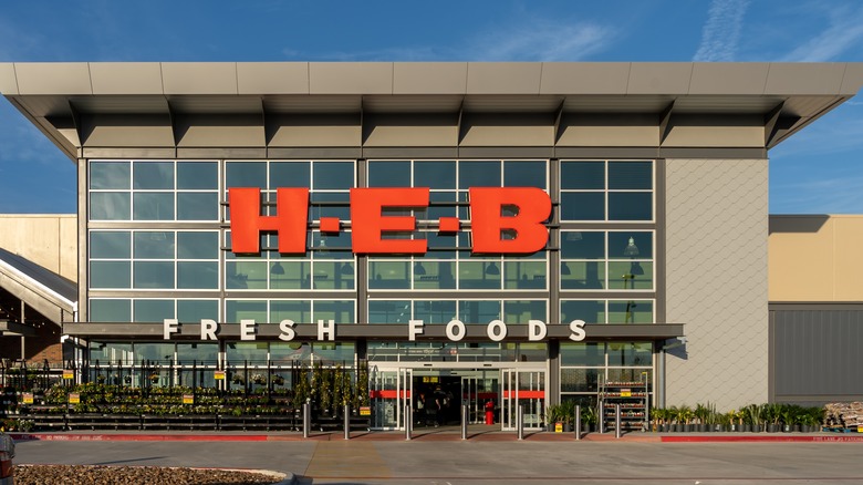 H-E-B sign and storefront