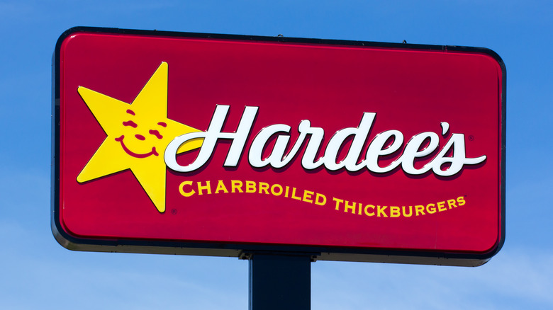 Hardee's sign