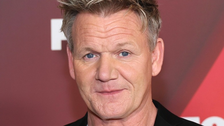 Gordon Ramsay smirking