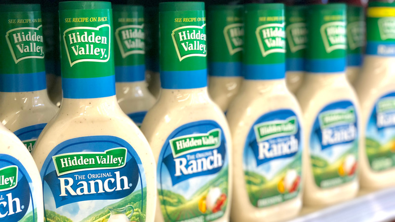 Hidden Valley ranch on shelf