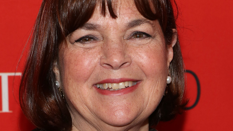 Ina Garten in red lipstick