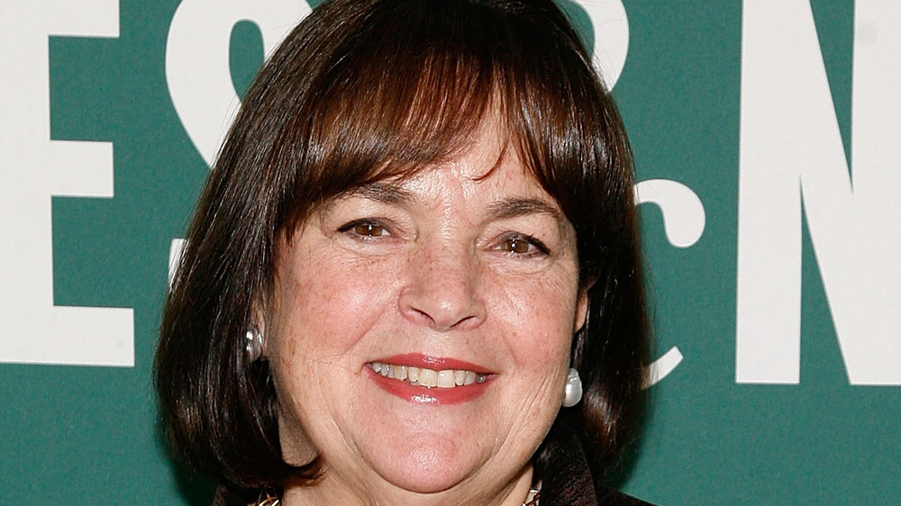 Ina Garten in red lipstick