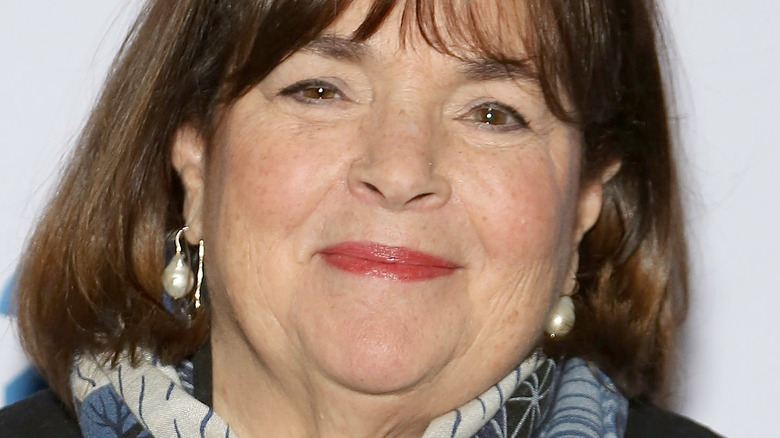 Ina Garten with her hair down and slight smile