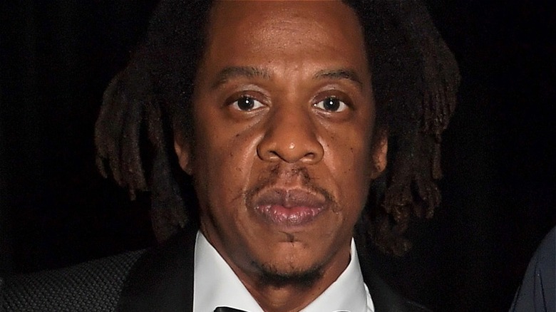 Jay-Z smiling