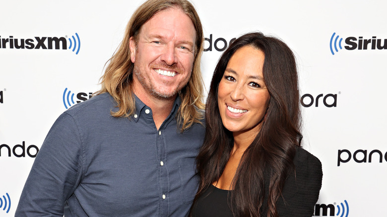 Chip and Joanna Gaines in a candid shot