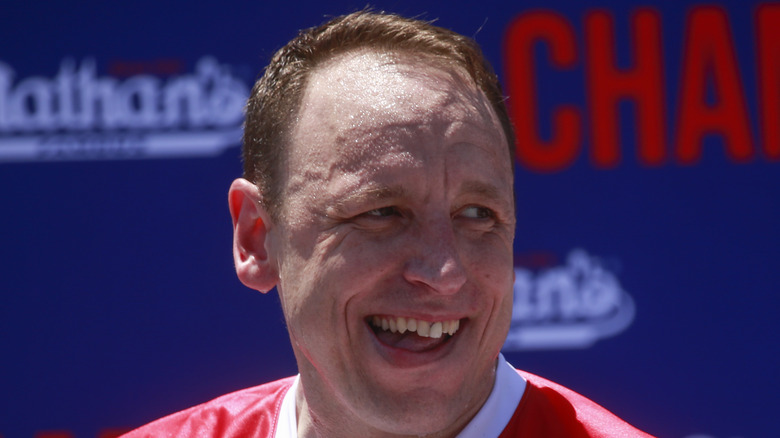 joey chestnut smiling