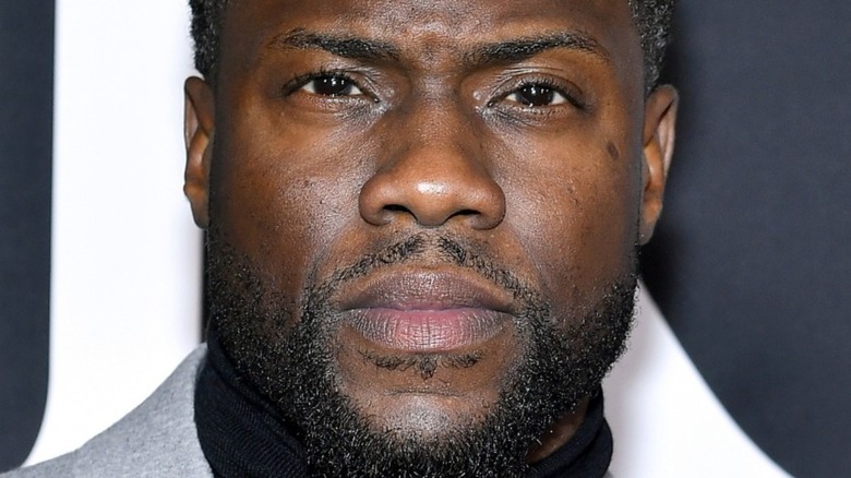 Kevin Hart with serious expression