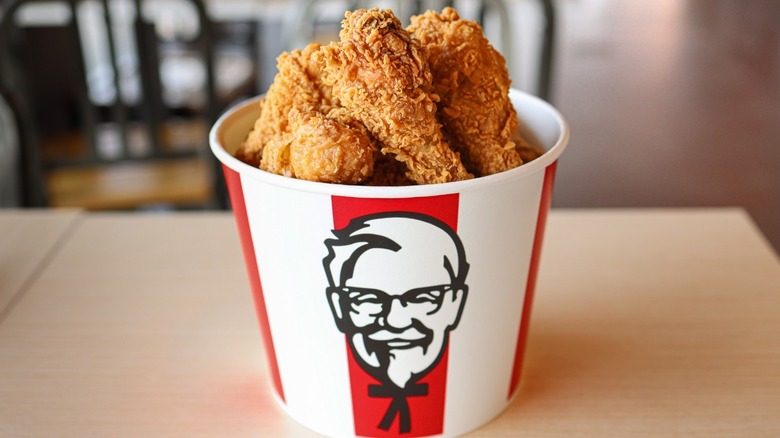 KFC bucket of chicken 