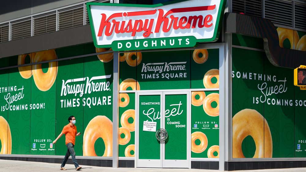 Krispy Kreme exterior Times Square