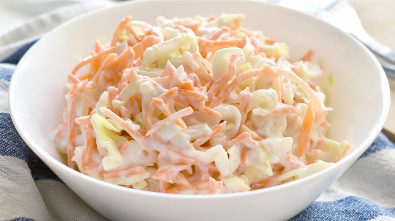 Bowl of coleslaw