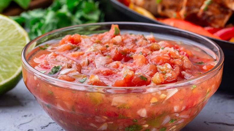 Bowl of salsa