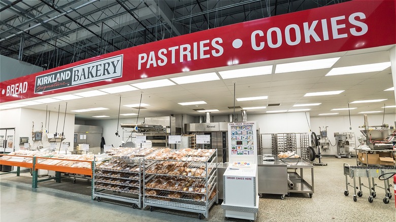 Stacks of Costco apple pies