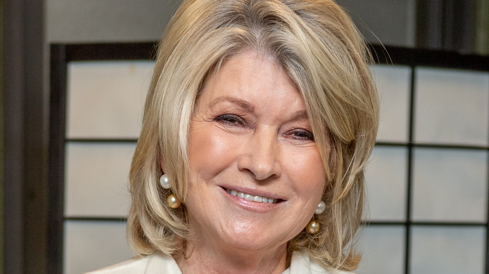 Martha Stewart smiling at event