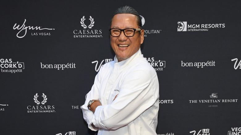 Masaharu Morimoto in white