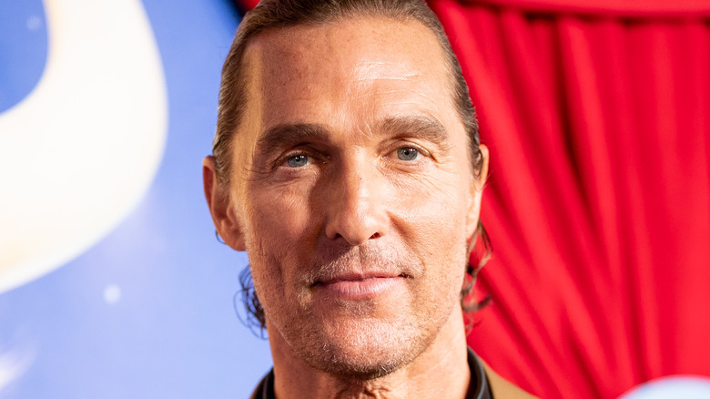 Matthew McConaughey on red carpet for Sing 2