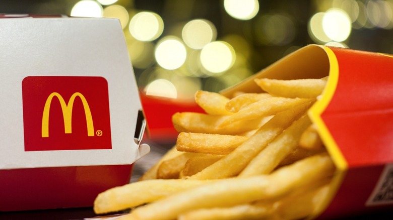 McDonald's fries and container