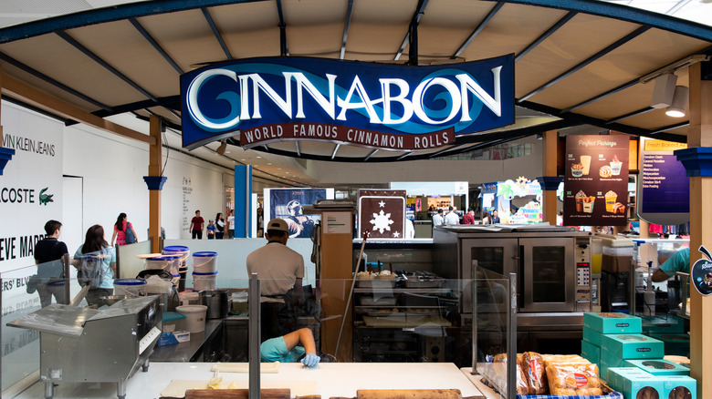 A Cinnabon store
