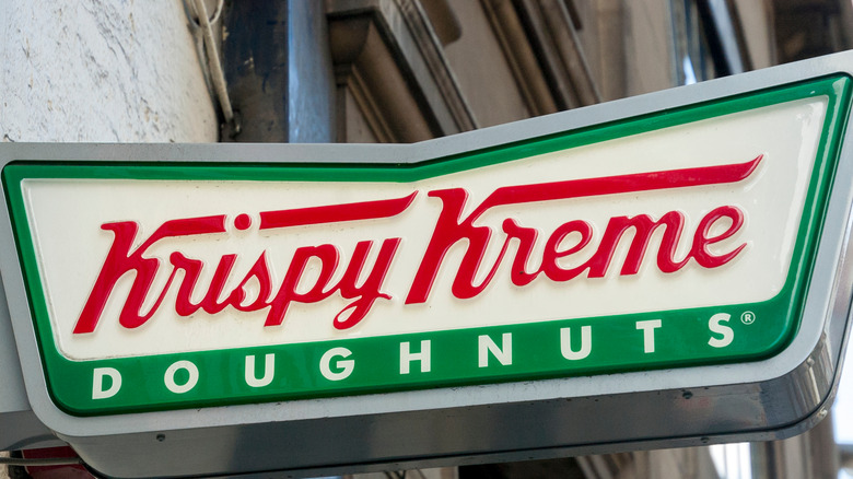 Krispy Kreme logo sign