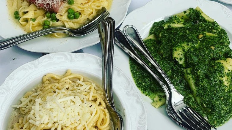 Via Carota pasta dishes