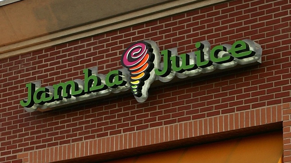 The outside of a Jamba restaurant
