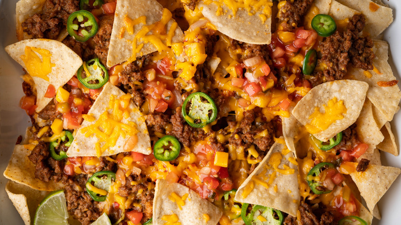 Plate of nachos