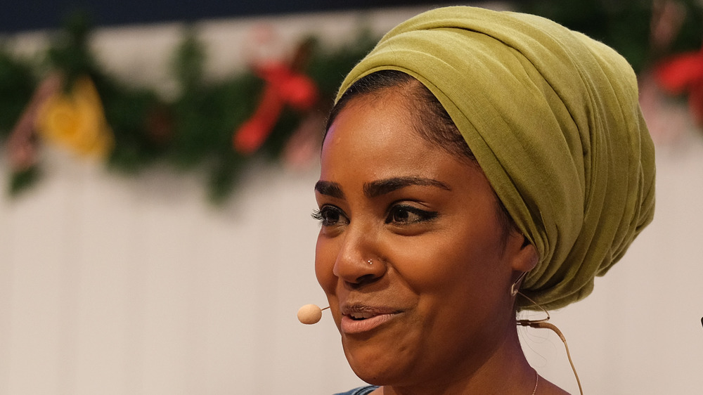 Nadiya Hussain talking