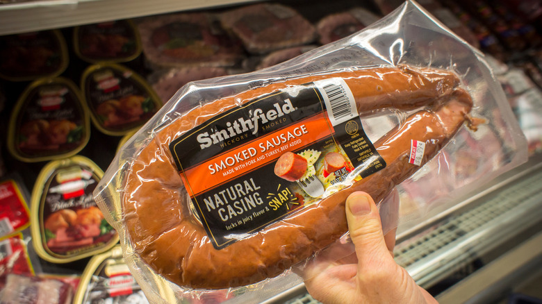 Smithfield branded sausages 