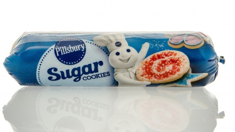 package of Pillsbury cookie dough