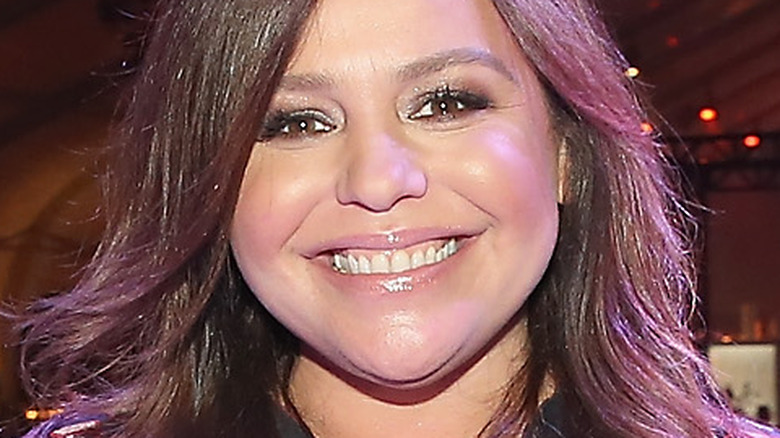 Rachael Ray with hair down and wide smile 