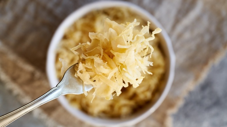 Sauerkraut in bowl