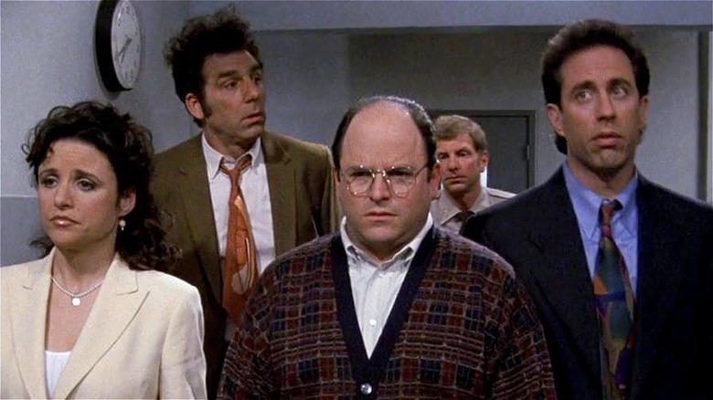 The "Seinfeld" cast in character