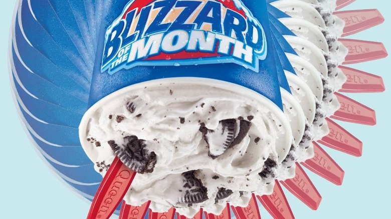 Dairy Queen Blizzard upside down