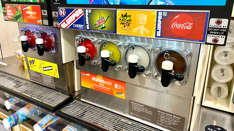 A Slurpee machine