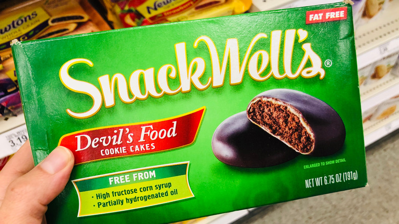 Box of SnackWell's cookies