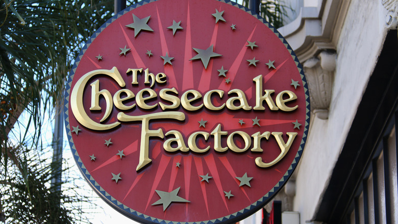 The Cheesecake Factory sign 