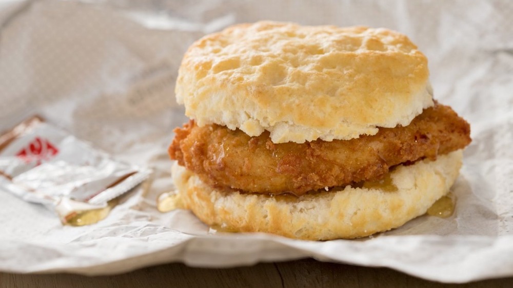 Chick-fil-A chicken biscuit