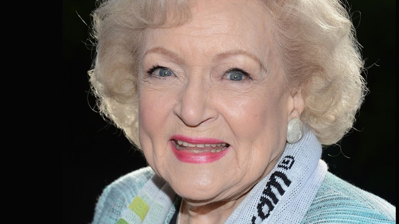 Betty White closeup