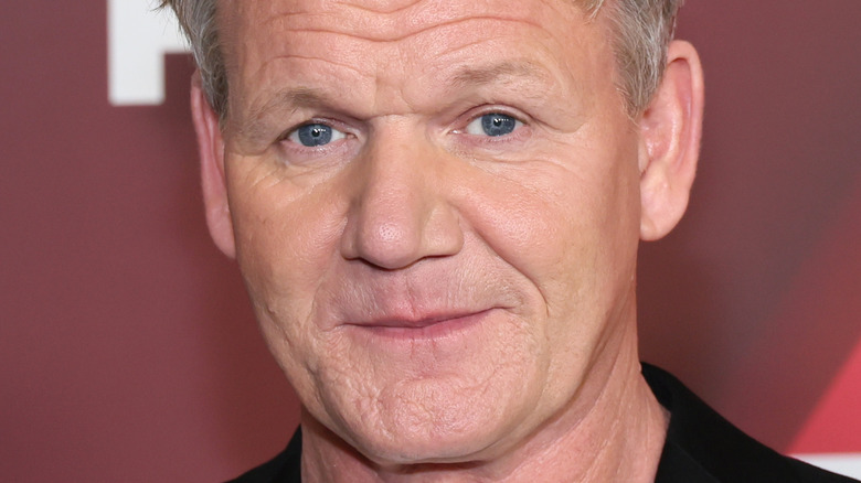 Gordon Ramsay smirking