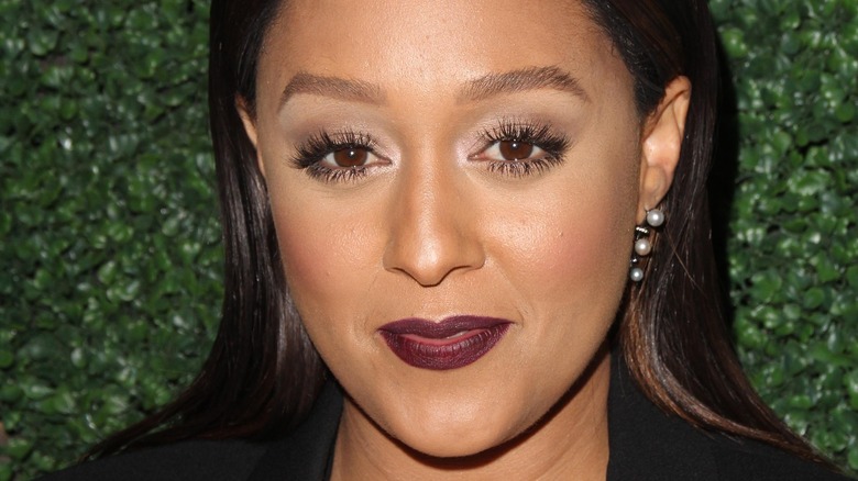 Tia Mowry posing