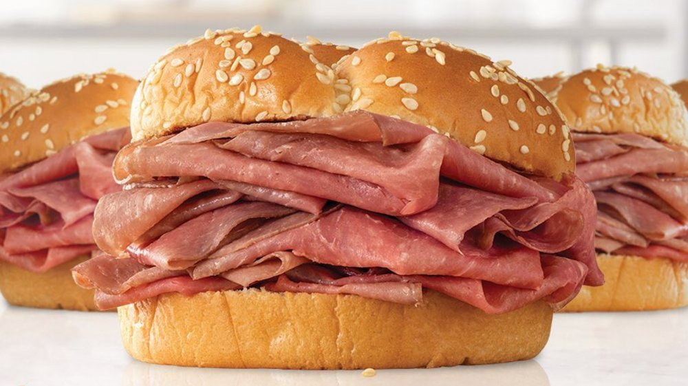 Arby's roast beef sandwiches