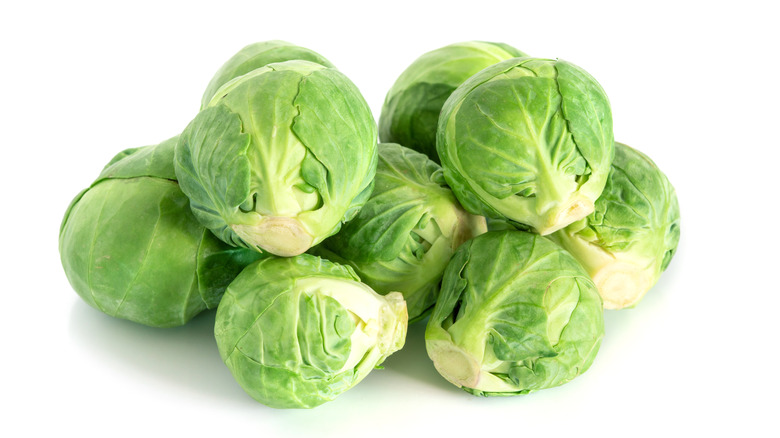 Pile of Brussels sprouts