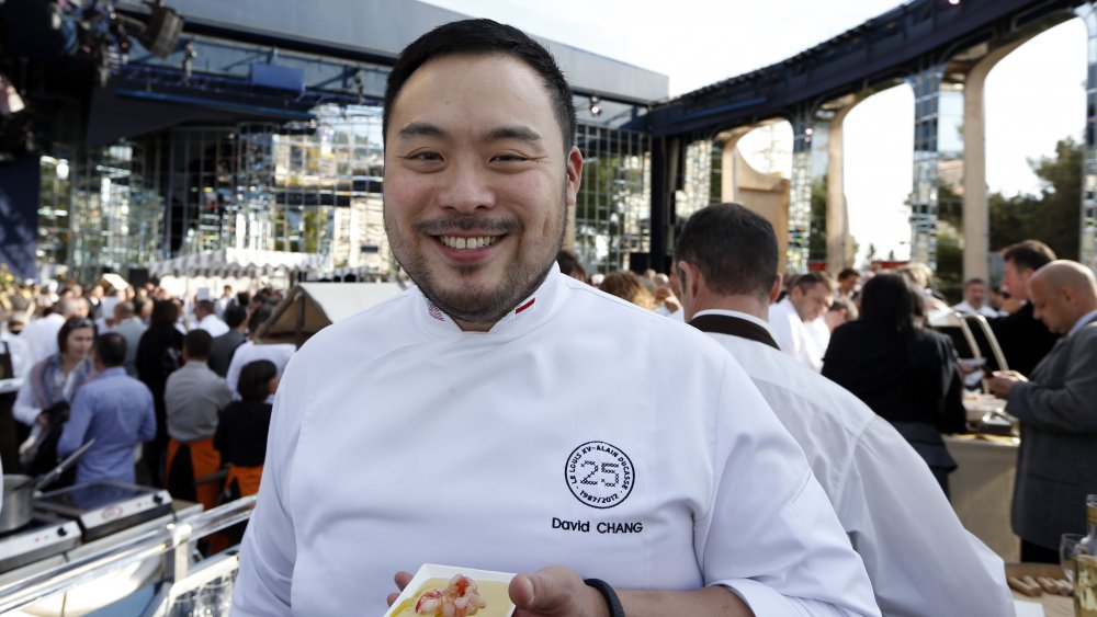 Chef David Chang at an event