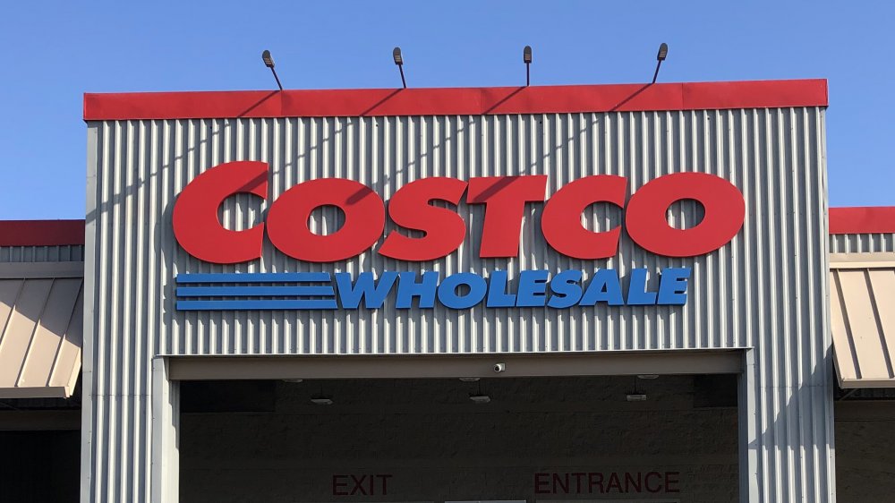 front of a Costco store